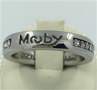 Anello Mooby in Acciaio Zirconia AN90-20 - AN90-20